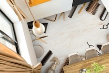 Salon de coiffure 3D 1178NA