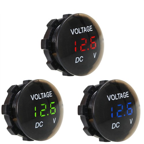 Voltmètre numérique moto - voltmètre,
