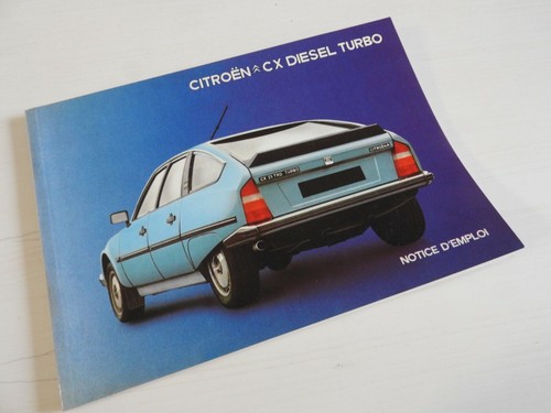 Notice emploi citroen cx - d'emploi,