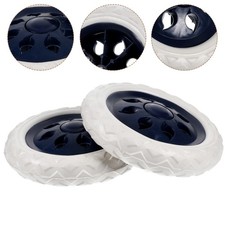 Roues de chariot de courses, 2 pièces, roulettes de chariot de remplacement