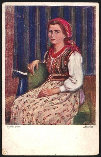 Carte postale artiste hanka - carte,