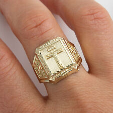 Bague Signet Croix Crucifix