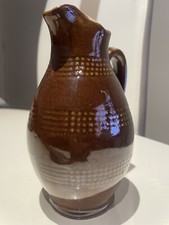 Ancien Pichet A Vin Ou Cidre En Grès Du Berry Vernissée 50cl