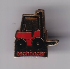 RARE PINS PIN'S .. AGRICULTURE TRACTEUR TRACTOR  LEVAGE ELEVATEUR TECHNOCAR ~FA