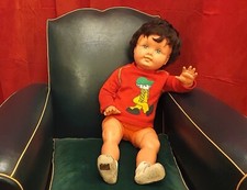 CONVERT PETIT MOULIN POUPÉE POUPON BAIGNEUR 70CM MANNEQUIN BABYGRO ANNÉES 70