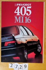 PEUGEOT 405 MI 16 Prospectus