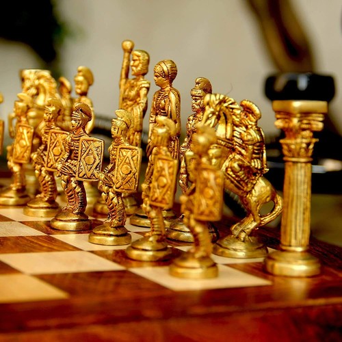 Jeu échecs romain - romain, en