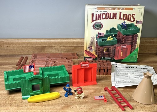 Vintage lincoln logs frontier - lincoln,