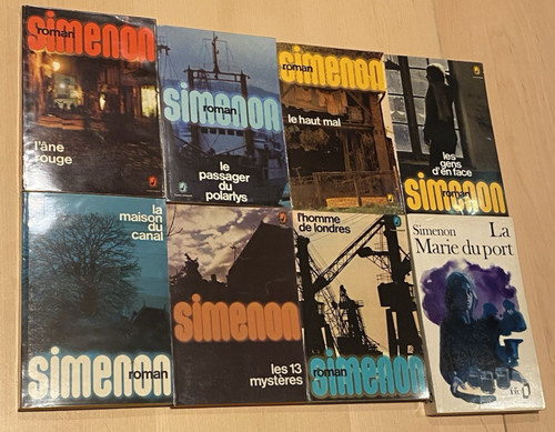 Simenon lot romans - 8, (non
