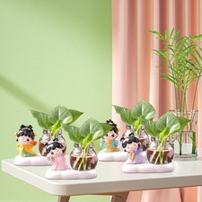 Ornement hydroponique Home Decor Vase hydroponique pour table de bureau