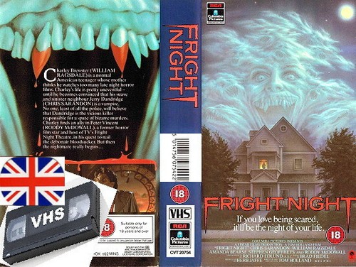 Fright night video k7 - night,