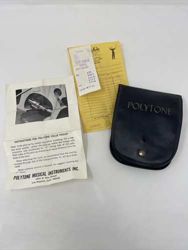 Vintage polytone cello pick - vintage, pick-up