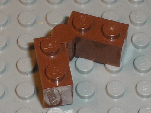 Lego redbrown hinge bricks - lego,