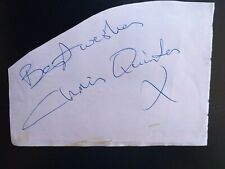 CHRIS QUINTIN signed card