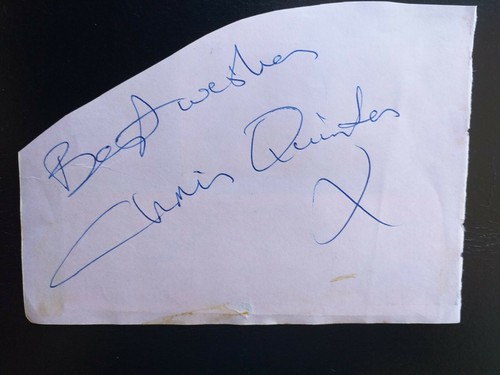 Chris quintin signed - quintin,