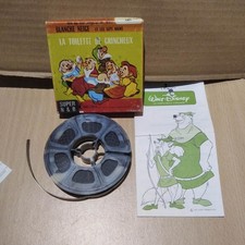 BLANCHE NEIGE la toilette de grincheux - walt disney - film 8 mm