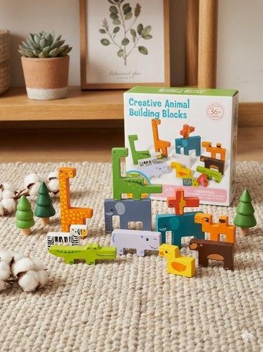 Puzzle bois enfant animaux - puzzle,