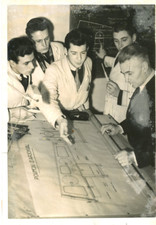 Les plans du poumon d'acier d'Arsonval Vintage silver print Tirage a