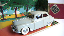 GÉGÉ  SIMCA ARONDE  ÉLECTRIQUE MÉTAL ET PLASTIQUE BOITE ET DIORAMA TRÈS BON ÉTAT