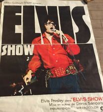 POSTER ORIGINAL DE COLLECTION ENTOILE FILM ELVIS SHOW AVEC ELVIS PRESLEY