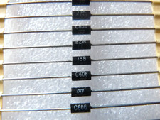 10 diodes TVS BZW06-15B 15V 600W STMicroelectronics