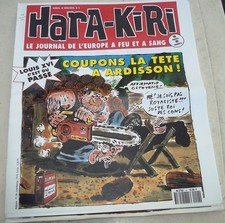 HARA-KIRI HEBDO N° 4 du 27 janvier 1993 en couleurs Choron Hugot Vuillemin.