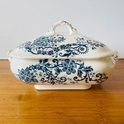 Superbe légumier porcelaine