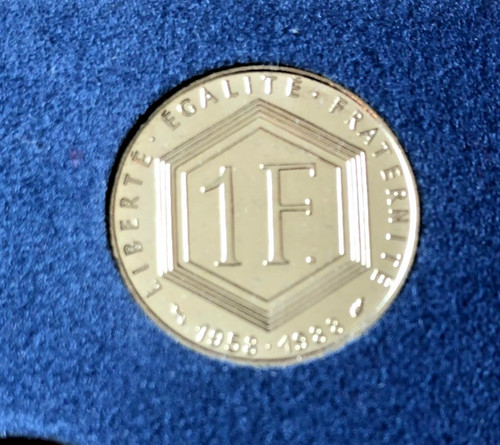 Franc 1988 gaulle - gaulle, fdc