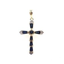 Pendentif croix en or 14
