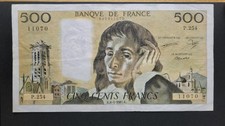 ** ?? 500 Francs 1987 * Pascal * Série P.254 * TB/F * BANQUE DE FRANCE **