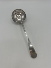 CUILLERE A SUCRE SAUPOUDREUSE ARGENT MASSIF POINCON COQ PARIS 1809