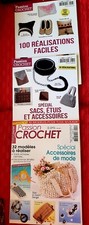 Magazines 3 Revues Passion crochet.  100 modèles, 30 et 32 modèles