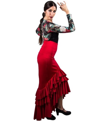 Flamenco skirt high waist - flamenco,