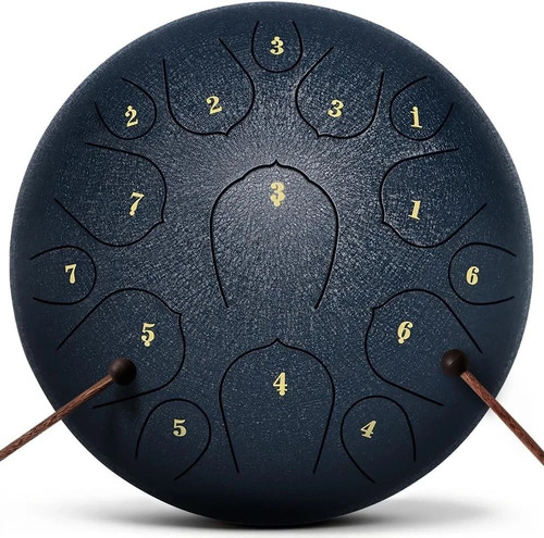 Steel tongue drum notes - notes, 14