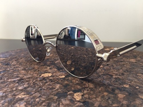 Lunettes ronde argent - ronde, verre