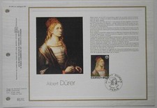 Feuillet CEF 1er jour 540 1980 Tableau Albert Dürer Peintre