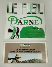 Vtg Lot 2 Catalogue Brochure Dépliant Le Fusil Darne & Manufrance Armes de Chass