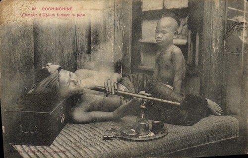 Cochinchine fumeur d opium - cochinchine,