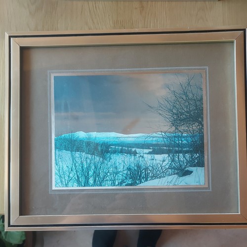 Tableau ancien paysage foret - tableau,
