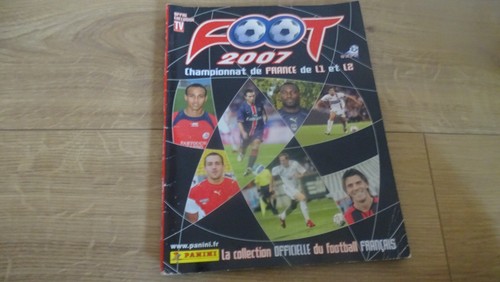 Panini album foot 2007 ligue - album,