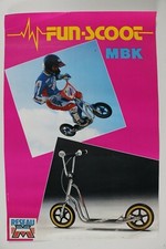 AFFICHE CYCLES MOTOBECANE MBK
