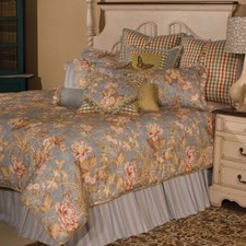 AICO Tricia 13-pc King Comforter Set in Spa