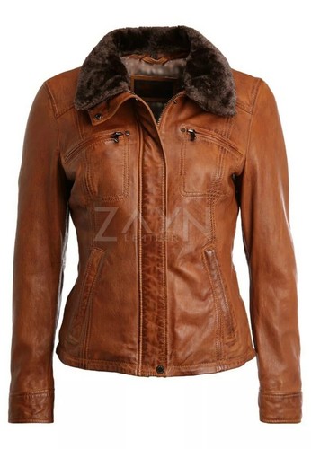Veste motard vintage - veste, femme