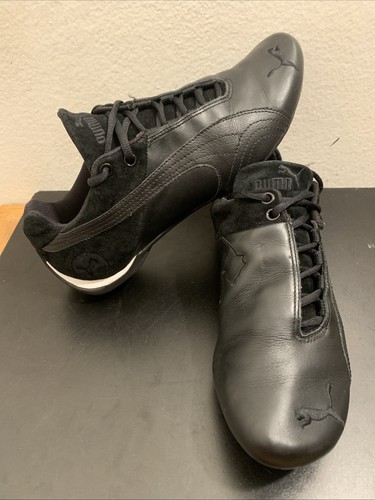 Puma future cat - black, leather
