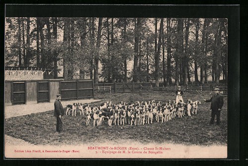 Cpa beaumont roger - cpa, chasse