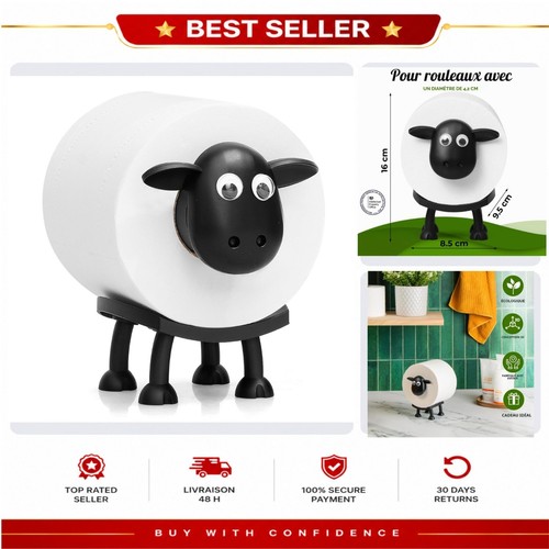 Porte papier mouton noir - porte-papier,