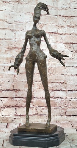 Sensuelle bronze marbre statue - marbre,