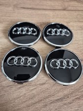 d'origine 4x Centre de roue Audi 60mm Cache moyeu de jantes Enjoliveur Centraux