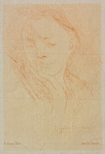 CARRIÈRE Eugène 1892 etching