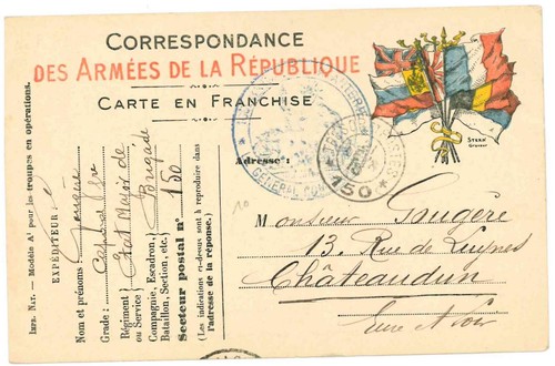 Carte postale guerre 18 - guerre, 14-18